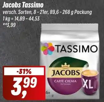 Simmel Jacobs Tassimo versch. Sorten, 8-21er, 89,6-268 g Packung Angebot