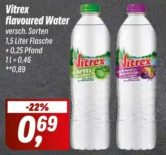 Simmel Vitrex flavoured Water 1.5L Angebot