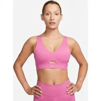 Intersport NIKE Damen Top W NK DF INDY PLUNGE CUTOUT BRA COSMIC FUCHSIA/FOSSIL STONE XL Angebot