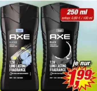 Posten Börse AXE Deodorant XXL oder Duschbad 250 ml Angebot