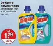 V Markt Der General Allzweckreiniger 750 ml Flasche Angebot