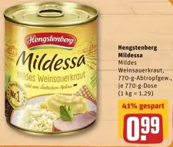 REWE Center Hengstenberg Mildessa 770g Angebot