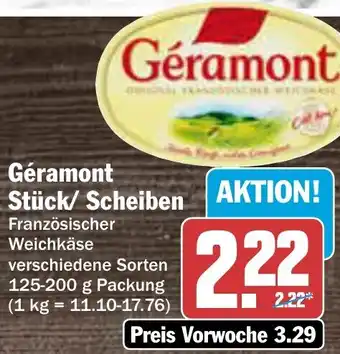 AEZ Géramont Stück/ Scheiben 125-200 g Packung Angebot