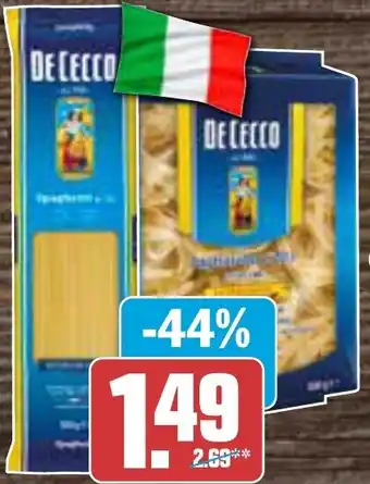 AEZ De Cecco Italienische Pasta 500 g Packung Angebot