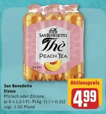 REWE Center San Benedetto Eistee 6x1,5L Angebot