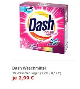 Mäc Geiz Dash Waschmittel Angebot