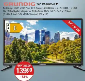 V Markt GRUNDIG 24" TV GHB5340 Angebot