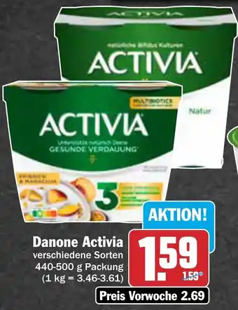 AEZ Danone Activia 440-500 g Packung Angebot