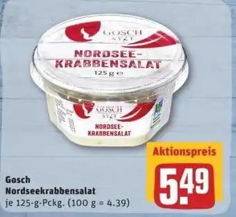 REWE Center Gosch Nordseekrabbensalat 125g Angebot