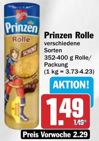 AEZ Prinzen Rolle 352-400 g Rolle/ Packung Angebot