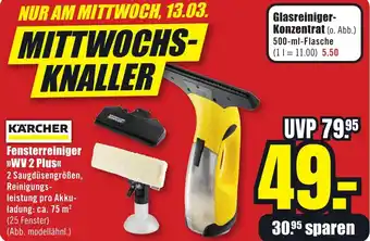 B1 Discount Baumarkt KARCHER Fensterreiniger WV 2 Plus Angebot