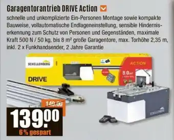 V Baumarkt SCHELLENBERG Garagentorantrieb DRIVE Action Angebot