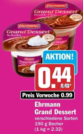 AEZ Ehrmann Grand Dessert 190 g Becher Angebot