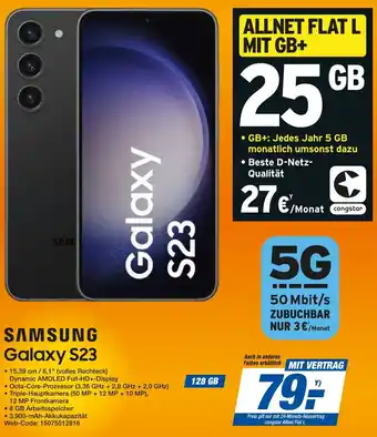 expert Techno Land SAMSUNG Galaxy S23 Angebot