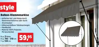 Thomas Philipps Balkon-Klemmmarkise Angebot