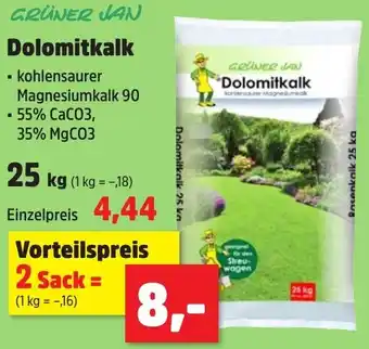 Thomas Philipps GRÜNER JAN Dolomitkalk 25 kg Angebot