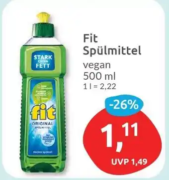 Budni Fit Spülmittel 500ml Angebot