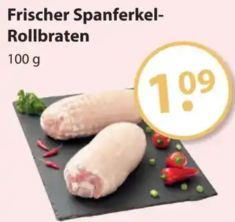 V Markt Frischer Spanferkel-Rollbraten 100 g Angebot