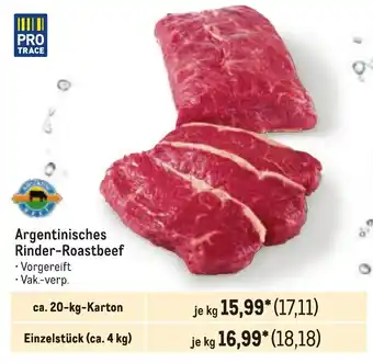 METRO Argentinisches Rinder-Roastbeef je kg Angebot