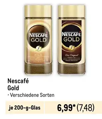 METRO Nescafé Gold je 200-g-Glas Angebot