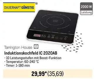 METRO Tarrington House Induktionskochfeld IC 2020AB Angebot