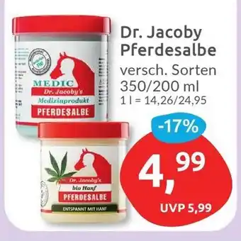 Budni Dr. Jacoby Pferdesalbe versch. Sorten 350/200 ml Angebot