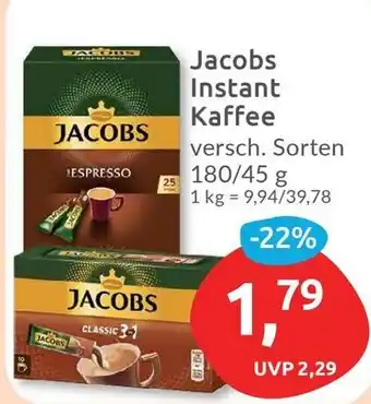 Budni Jacobs Instant Kaffee versch. Sorten 180/45 g Angebot