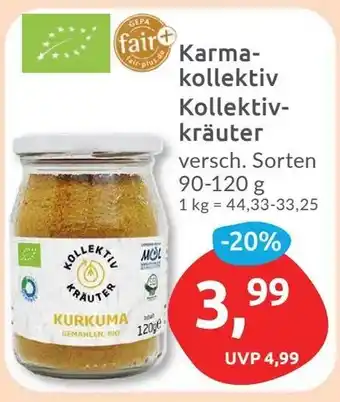 Budni Karmakollektiv Kollektivkräuter versch. Sorten 90-120 g Angebot