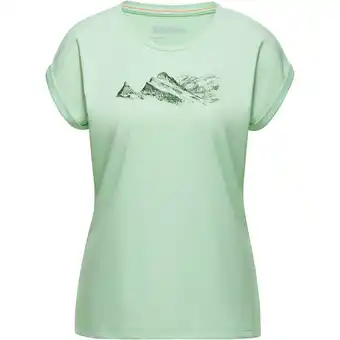 Intersport MAMMUT Damen Shirt Mountain T-Shirt Women Finsteraarhorn neo mint S Angebot