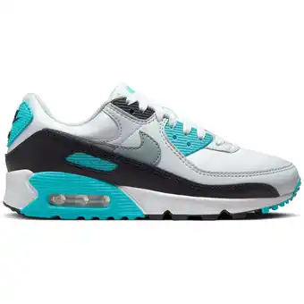 Intersport NIKE Damen Freizeitschuhe W AIR MAX 90 WHITE/COOL GREY-TEAL NEBULA-BLACK 39 Angebot