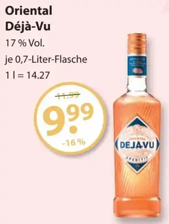 V Markt Oriental Déjà-Vu 0,7 Liter Flasche Angebot