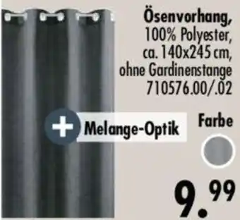 Möbel Boss Ösenvorhang Angebot