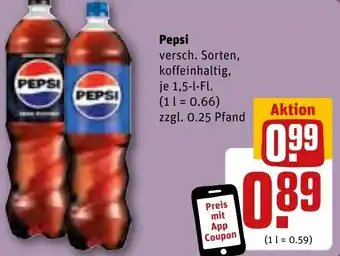 REWE Pepsi 1,5 L-Fl. Angebot