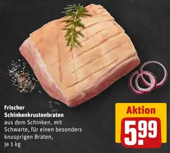 REWE Frischer Schinkenkrustenbraten 1 kg Angebot