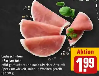 REWE Lachsschinken Pariser Art 100 g Angebot