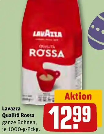 REWE Lavazza Qualità Rossa 1000 g Pckg. Angebot