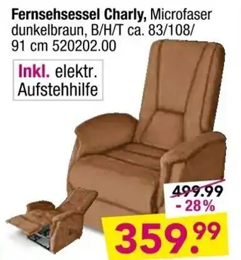 Möbel Boss Fernsehsessel Charly Angebot