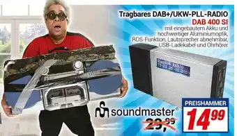 CENTERSHOP Tragbares DAB+UKW-PLL Radio DAB 400 SI Angebot