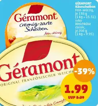 PENNY Géramont Käsescheiben 130/200 g Angebot