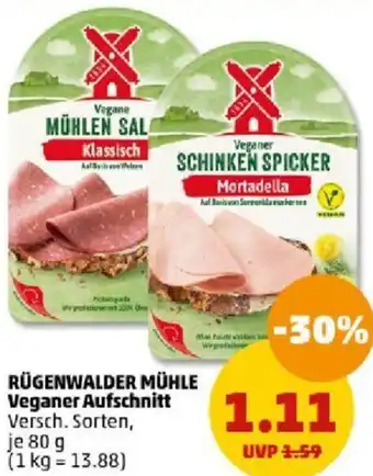 PENNY Rügenwalder Mühle Veganer Aufschnitt 80 g Angebot