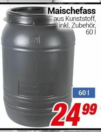 CENTERSHOP Maischefass 60L Angebot