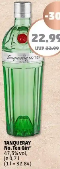 PENNY Tanqueray No. Ten Gin 0,7 L Angebot