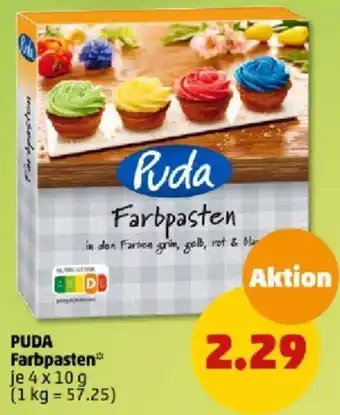 PENNY Puda Farbpasten 4x10 g Angebot