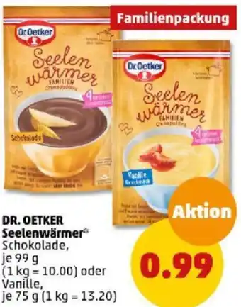 PENNY Dr. Oetker Seelenwärmer 99/75 g Angebot