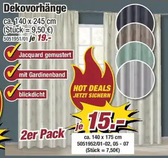 Poco Dekovorhänge 2er Pack Angebot