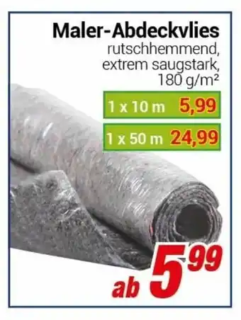 CENTERSHOP Maler Abdeckvlies Angebot