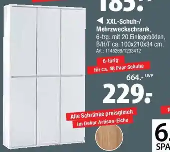 Zurbrüggen XXL-Schuh-/ Mehrzweckschrank Angebot