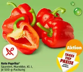 PENNY Rote Paprika 500 g Packung Angebot