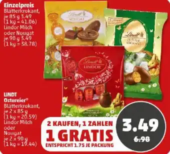 PENNY Lindt Ostereier 2x85 g/2x90 g Angebot