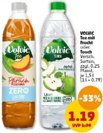 PENNY Volvic Tee mit Frucht oder Touch 1,5 L Angebot